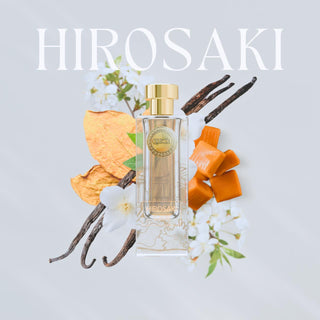Hirosaki Perfume 80ML - Unisex Eau de Parfum with Cardamom, Vanilla, and Tobacco Notes